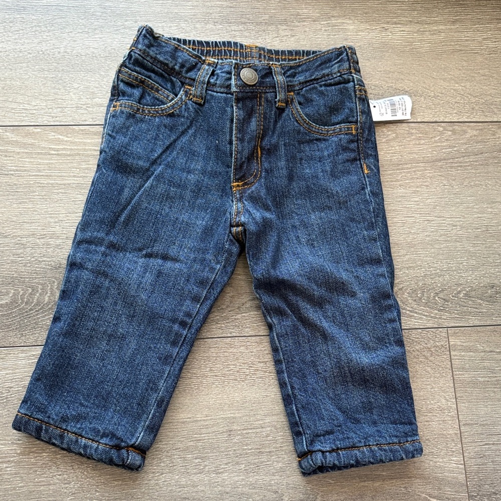 Old Navy Fleece Lined Jeans, Size 12-18 months, NWT